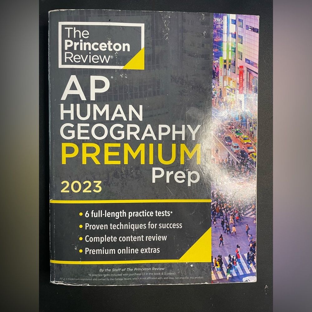 The Princeton Review: AP Human Geography Premium Prep 2023
